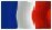 The flag of France